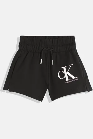 Calvin Klein Girls Brand Logo Printed Shorts