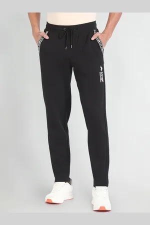 Ralph Lauren Men Brand Tape Mid Rise Straight Fit Track Pants