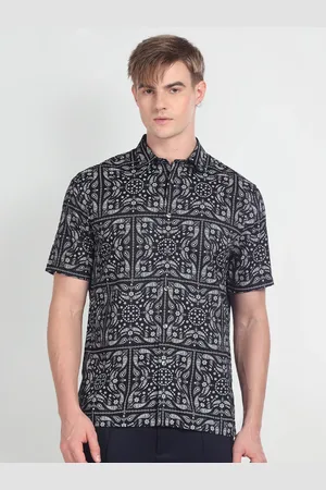 Flying Machine Ethnic Motifs Printed Casual Shirt