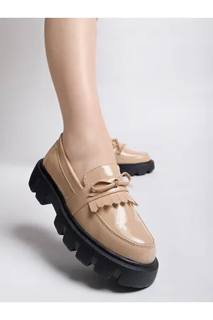 Shoetopia Women Lightweight Comfort Insole Heeled Penny Loafers