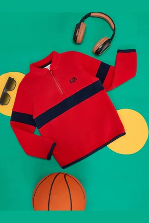 Pantaloons Boys Colourblocked Pullover Sweatshirt