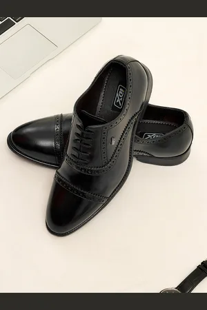 ID Men Black Sol Formal Brogues