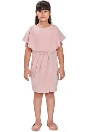 Peppermint Girls Flutter Sleeve Fit & Flare Dress