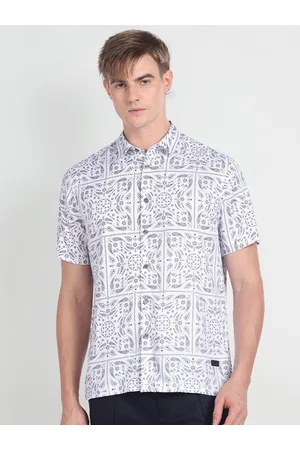 Flying Machine Ethnic Motifs Printed Casual Shirt