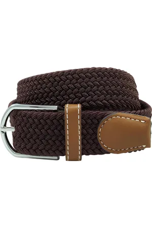 The Tie Hub Men Braided Stretchable Casual Elasticated Belt