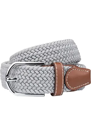 The Tie Hub Men Braided Stretchable Casual Elasticated Belt