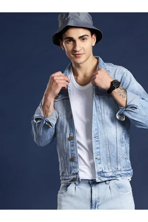 Mast & Harbour Pure Cotton Regular Fit Denim Jacket