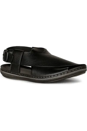 Bata Men Shoe-Style Sandals With Buckle Closure