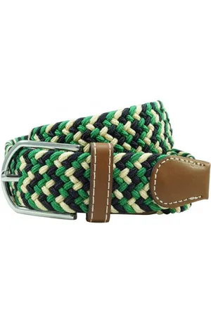 The Tie Hub Men Braided Stretchable Casual Elasticated Belt
