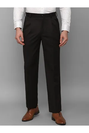 Buy Louis Philippe Men's Straight Formal Trousers  (8907410063118_LPTF1M00742_34W x 35L_Medium Ivory Solid) at