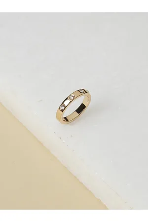 Accessorize Gold Plated Chunky Gem Stone Ring