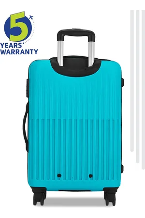 Buy Safari Anti Theft Trolley Bag Set, Small and Medium Size Blue Suitcase,  8 Wheel Softside Polyester Luggage Bags for Travel, 59 cm and 71 cm Cabin Luggage  Trolley for Men and