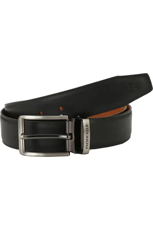 Pacific Men Black Reversible Formal Belt