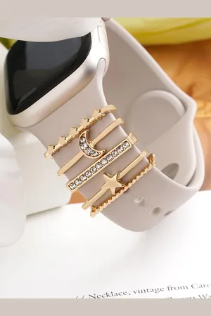 Joker & Witch Women Set Of 5 Stone-Studded Watch Charms