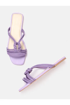 Nautica Women Knot Detail Open Toe Flats