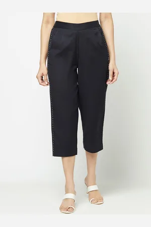 Fabindia Women Slim Fit Trousers