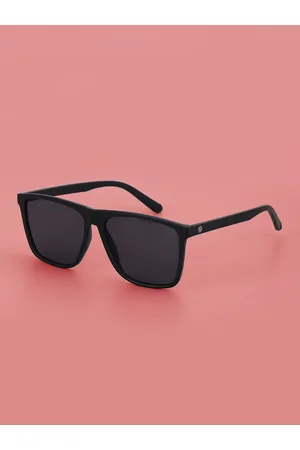 Carlton London Unisex Black Lens Wayfarer Sunglasses with UV Protected Lens CLSM270