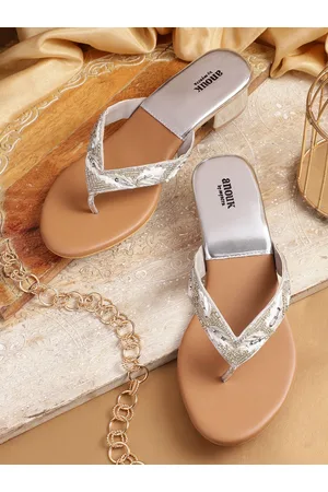 Anouk Women Embellished T-Strap Heels