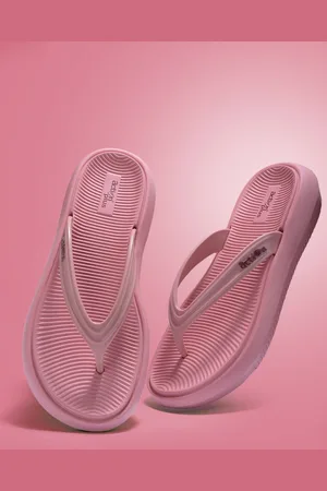 ACTION Women Self Design Thong Flip-Flops