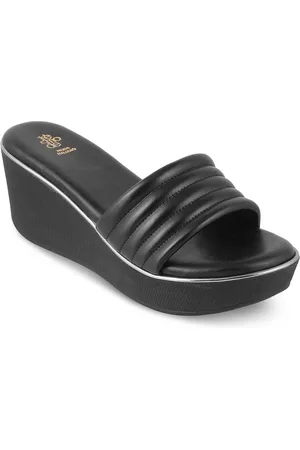 Tresmode SKLEDGE Textured Open Toe Wedges
