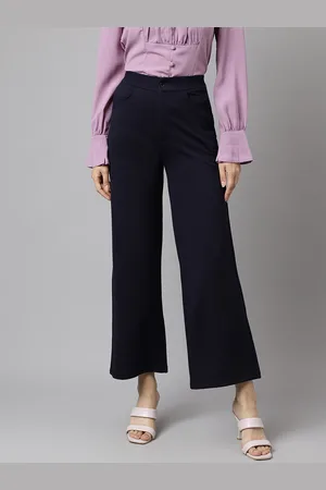 Latin Quarters Women Mid-Rise Flared Trouser