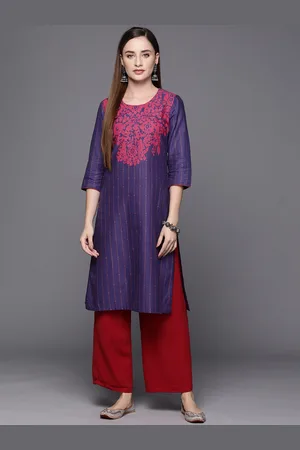 Biba Women Ethnic Motifs Printed Pure Cotton Kurta