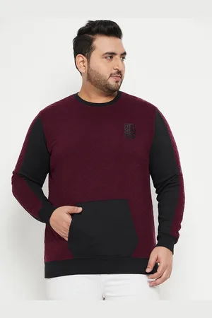 Bigbanana Plus Size Colourblocked Pure Cotton Pullover