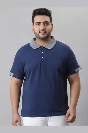 Instafab Men Blue Polo Collar Outdoor T-shirt