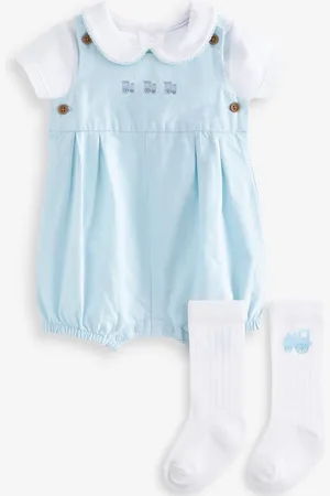 Next Infant Boys Self Design Rompers With Bodysuit & Socks