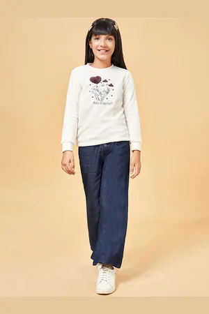 Pantaloons Girls Embroidered Pullover