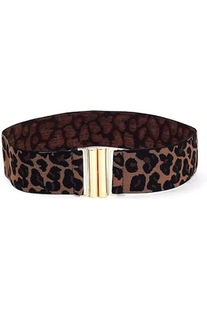 Lulala Women Animal Printed Textured PU Belt