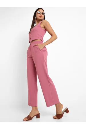 Campus Button-Front Top & Trousers Co-Ords