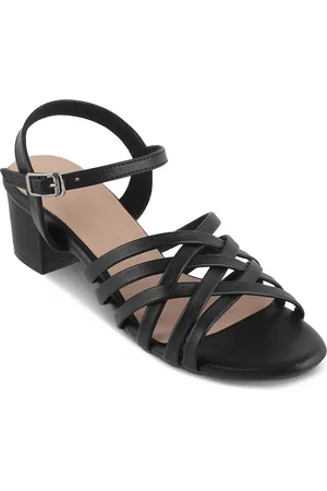 Tresmode Crossem Strappy Block Heels