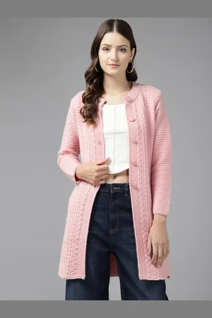 Cayman Women Woollen Longline Cardigan