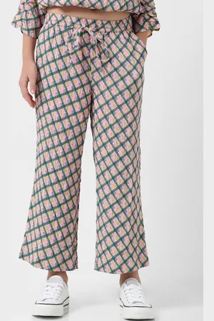 VERO MODA Girls Geometric Printed Straight Fit Trousers