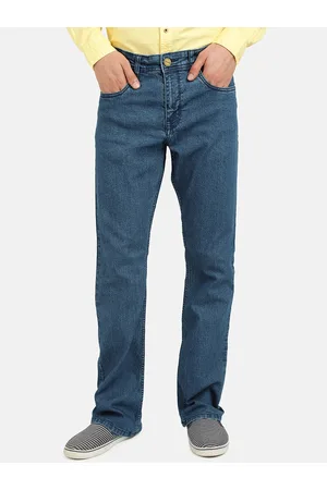 IVOC Men Blue Bootcut Fit Stretchable Jeans