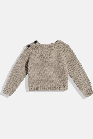 CHUTPUT Kids Crochet Woollen Pullover