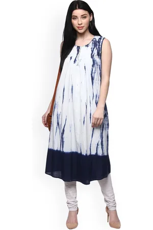 Jaipur Tie & Dye A-Line Cotton Kurta