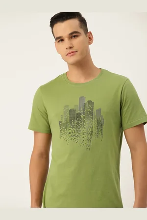 ETC Men Printed Pure Cotton T-shirt