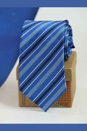 Tossido Men Striped Microfiber Formal Broad Tie