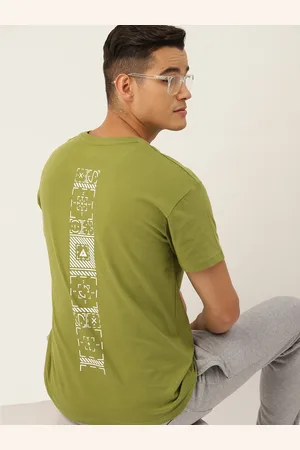 ETC Men Printed Pure Cotton T-shirt