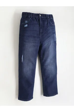 Cherry Crumble Kids Comfort Mid-Rise Low Distress Light Fade Stretchable Jeans