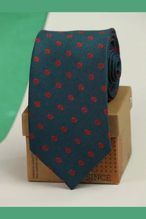 Tossido Men Woven Design Microfiber Formal Broad Tie