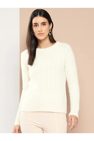 Chemistry Solid Cable Knit Pullover