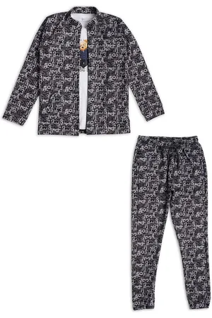 CAVIO Boys Printed T-shirt & Shirt With Joggers Clothing Set