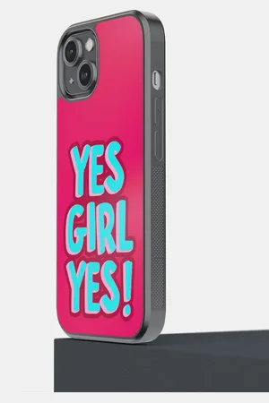 macmerise Yes Girl Yes Printed iPhone 14 Bumper Case Cover