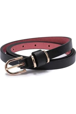 Lulala Women Textured Slim Belt