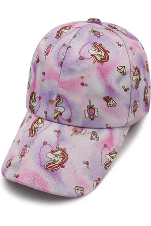 JENNA Girls Unicorn Printed Baseball Cap