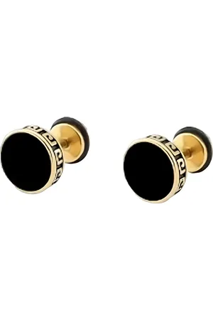 KARISHMA KREATIONS Gold-Plated Contemporary Studs Earrings