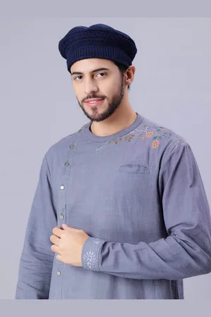 Bharatasya Men Knitted Cotton Beanie